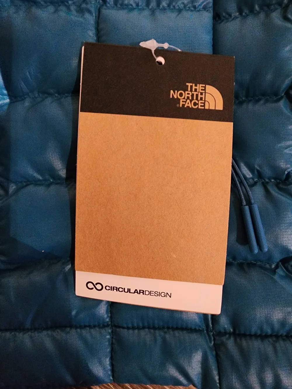 The North Face Mens Thermoball Dusk Blue Quilted Packable Jacket